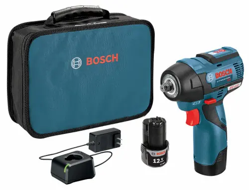 Crafted Bosch PS82-02 12V Max EC Brushless 3/8 In. Impact Wrench Kit