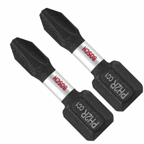 Bosch ITDPH2R102 2 pc. Driven 1 In. Impact Phillips 2R (reduced) Insert Bits (2 Pack) Price Drop