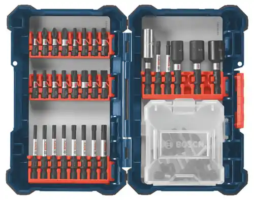 Bosch SDMS40 40 pc. Impact Tough Screwdriving Custom Case System Set (40 Pack) Special Offer