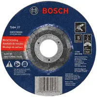 Best Choice Bosch GW27M500 5 In. 1/4 In. 7/8 - 11 In. Arbor Type 27 30 Grit Grinding Abrasive Wheel