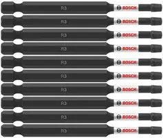 Bosch ITSQ335B 10 pc. Impact Tough 3.5 In. Square 3 Power Bits (Bulk Pack) (10 Pack) Place Order