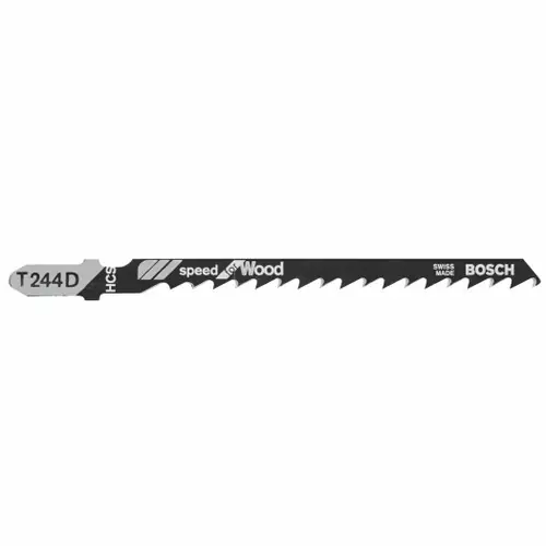 Bosch T244D100 100 pc. 4 In. 6 TPI Speed for Wood T-Shank Jig Saw Blades (100 Pack) Low Price