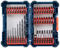 Clearance Bosch DDMS40 40 pc. Impact Tough Drill Drive Custom Case System Set (40 Pack)