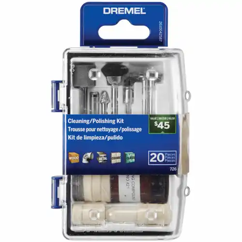 Dremel 726-01 20-Piece Cleaning/Polishing Accessory Micro Kit Certified