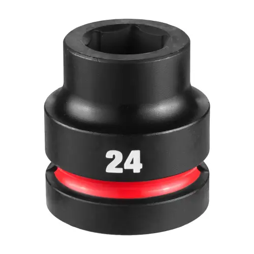 Save Now Milwaukee 49-66-6590 SHOCKWAVE Impact Duty 1" Drive 24MM Standard 6 Point Socket