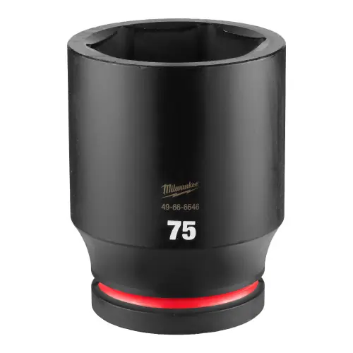 Special Discount Milwaukee 49-66-6646 SHOCKWAVE Impact Duty 1" Drive 75MM Deep 6 Point Socket