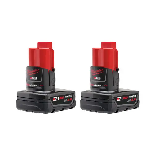 Best Seller Milwaukee 48-11-2442 M12 REDLITHIUM XC4.0 Battery Two Pack