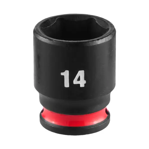 Milwaukee 49-66-6034 SHOCKWAVE Impact Duty 1/4" Drive 14MM Standard 6 Point Socket Luxury