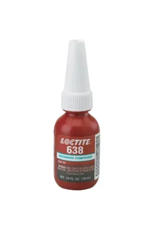 LOCTITE 1835937 High Strength, Green Color, 10 ml. Container Size Retaining Compound Final Sale