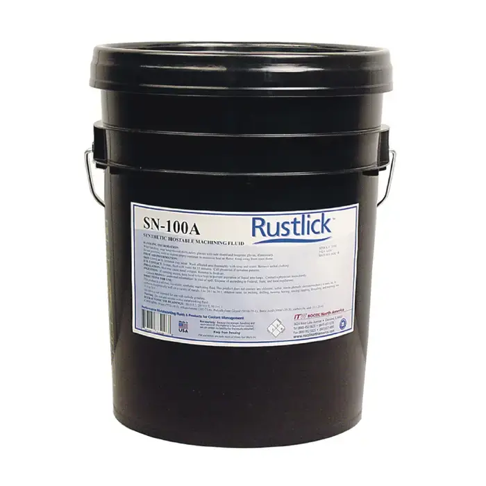 RUSTLICK 73058 Heavy Duty Synthetic Machining Coolant Liquid 5 Gallon Pail Synthetic Lubrication / Coolant Weekend Sale