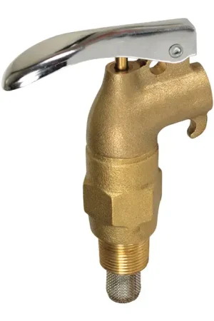 VESTIL DFT-RIGID 3/4" NPT Size, Threaded Shank Type, Brass Material Faucet Crafted
