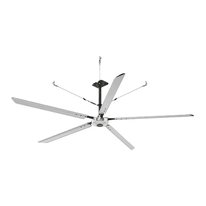 HUNTER INDUSTRIAL 72050 7‘ Blade Size, Ceiling Mount Air Circulator, — CFM, 1 Horsepower Secure Checkout