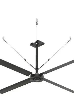 HUNTER INDUSTRIAL 72021 5‘ Blade Size, Ceiling Mount Air Circulator, — CFM, 5/8 Horsepower Order Now