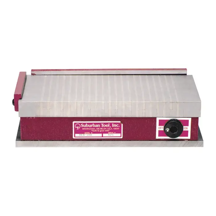 SUBURBAN MCB-612 6" x 12-1/2" x 2-5/8" Rectangular Permanent Magnetic Chuck Must Have