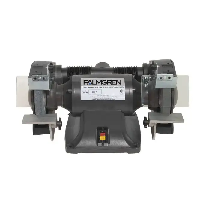 Place Order PALMGREN 9682101 10" Wheel Diameter, 1 HP, 115/230V, 1 PH Bench Grinder