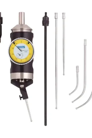 FOWLER 52-710-025-0 5/32" to 12" Internal Capacity Diameter, 0 to 12" External Capacity Diameter Co-Ax Type Centering Indicator Next Day Delivery