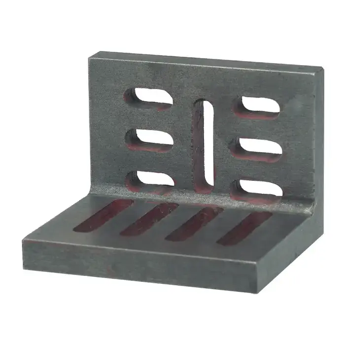 Budget TTC CAB-302 6" x 5" x 4-1/2" Size, Open End Slotted Type Slotted Angle Plates