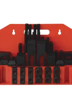TTC CC3501 52 Piece Standard T-Slot Clamping Nuts, Clamps, Blocks Set Luxury