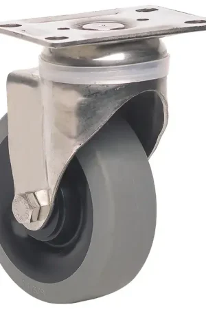 FAULTLESS 1406-5 x 2 5" Wheel Diameter, 2" Wheel Width, 900 lbs. Load Rating Semi-Steel Caster/Wheel Clearance