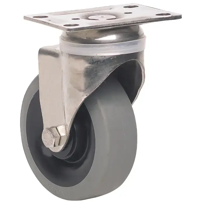FAULTLESS 1406-5 x 2 5" Wheel Diameter, 2" Wheel Width, 900 lbs. Load Rating Semi-Steel Caster/Wheel Clearance