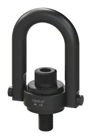 AMERICAN DRILL 23328 8,000 Ibs. Rated Capacity, 7/8"-9 Thread Size, 4-4/5" Ring Opening Hoist Rings, Hooks, Lifting Accessory New Release