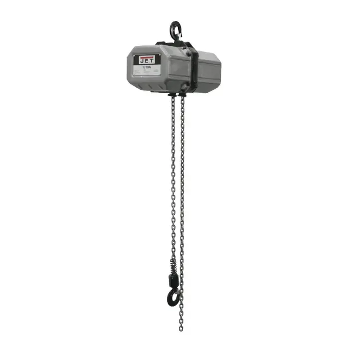 JET 123100 1/2 Ton Load Capacity, 10‘ Maximum Lift Distance, 31.5 FPM Lift Speed Hoist Best Seller