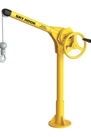 SKY HOOK 9727.42 1/4 Ton Load Capacity, 100" Maximum Lift Distance, 1.5" Per Handwheel Revolution Lift Speed Hoist Shop Now