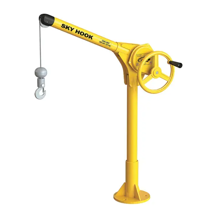 SKY HOOK 9727.42 1/4 Ton Load Capacity, 100" Maximum Lift Distance, 1.5" Per Handwheel Revolution Lift Speed Hoist Shop Now