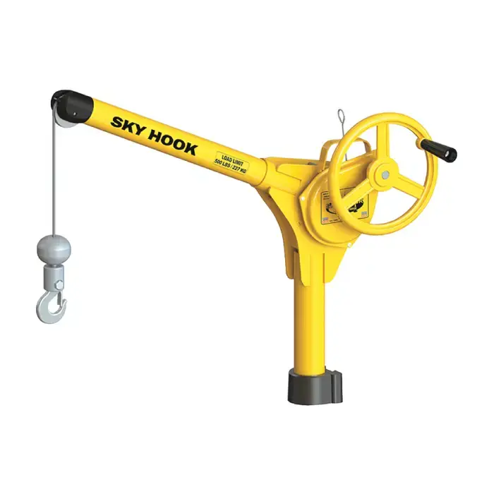 SKY HOOK 9500-02 1/4 Ton Load Capacity, 100" Maximum Lift Distance, 1.5" Per Handwheel Revolution Lift Speed Hoist Deal