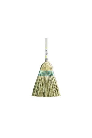 MAGNOLIA BRUSH 15017 BUNDLED 14" Width, 55-1/8" Overall Length, Corn and Fiber Bristle Material Corn Broom Bargain