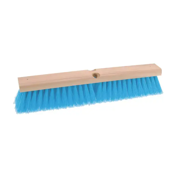 Order Now OSBORN 81295 24" Broom Width, Brown Styrene Bristle Material, Threaded Wood Handle Connection Floor/Barn/Street Broom