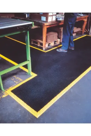 NOTRAX 523R0212RD 9/16" Thickness, Red Color Floor Threads Matting Time-Limited