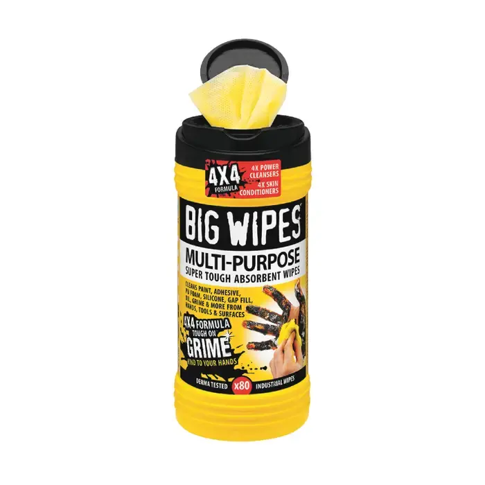 Shop Now BIG WIPES 6002 0048 Solution Soaked Style, 960" Roll Length, 80 Sheets Per Package Industrial Wipes