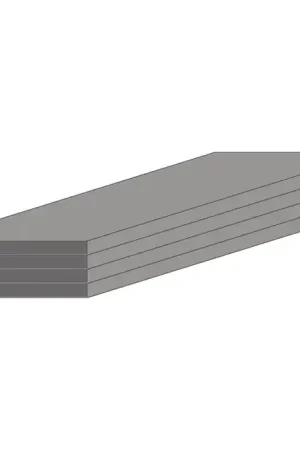 Best Choice TTC 73-017-746 3/8" Thickness, 12" Length, 12" Width Flat Aluminum Stock