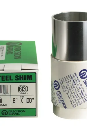 Holiday Sale PRECISION BRAND A-7 .007" Thick, 6" Width, Carbon Steel Metal Shim Stock