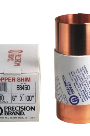 Reduced Price PRECISION BRAND 68345 .006" Thick, 6" Width, Copper Metal Shim Stock