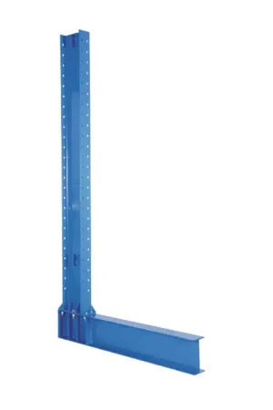 Affordable VESTIL HU-C-8-36 Heavy Duty Single Cantilever Type, 96" Height, Blue Color Heavy Duty Shelving / Rack