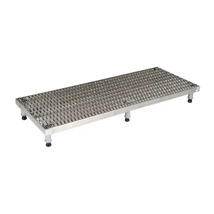 Special Offer VESTIL AHW-H-2496-A Adjustable Work Mate Stand Type, 23-5/8" Width, 96" Depth Stationary Work Bench / Table