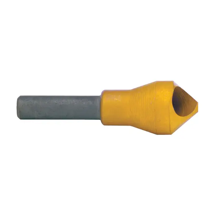 Sale TTC PRODUCTION 0 1/16" Min Cutting Dia., 15/64" Max Cutting Dia., 1/4" Shank Dia., 82° High Speed Steel Zero Flute Countersink/Deburring