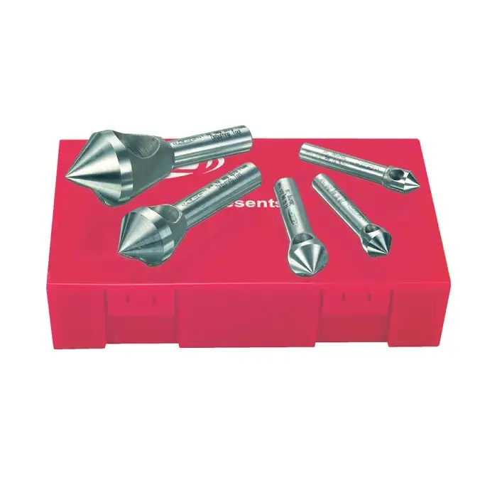 KEO 919-000-234 5 Pc. 5/16" to 1" 90° M35 5% Cobalt Countersink Set Seasonal Sale