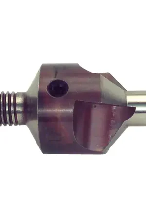 Hot Picks INTREPID HT-33-1-128 3/8" Body Dia., 100° 3 Flute High Speed Steel Micro Stop Style for Countersink