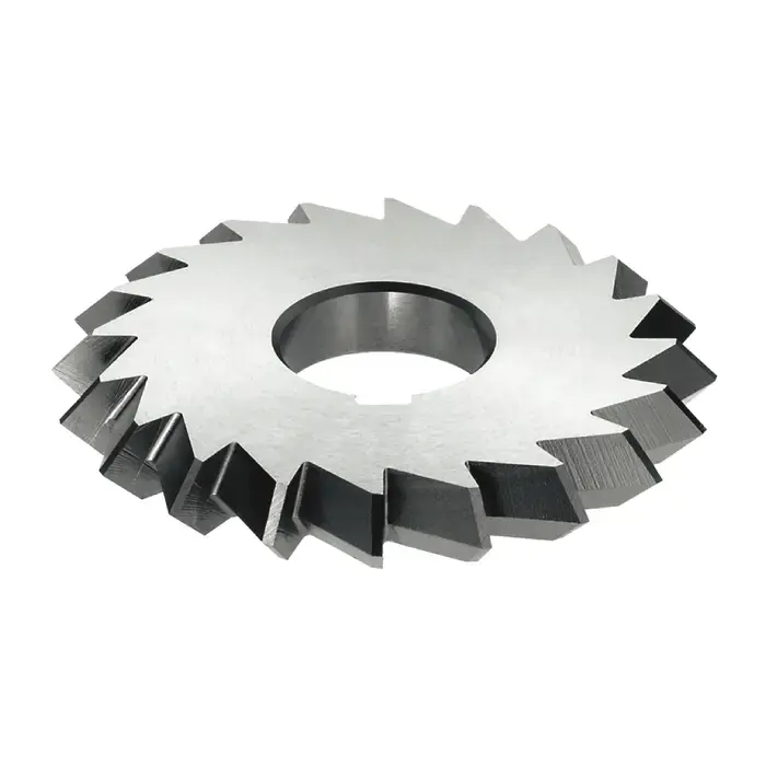 Sale KEO 81671 6" Size, 1-1/4" Face Width, 1-1/4" Hole Dia., 90° High Speed Steel Double Angle Cutter