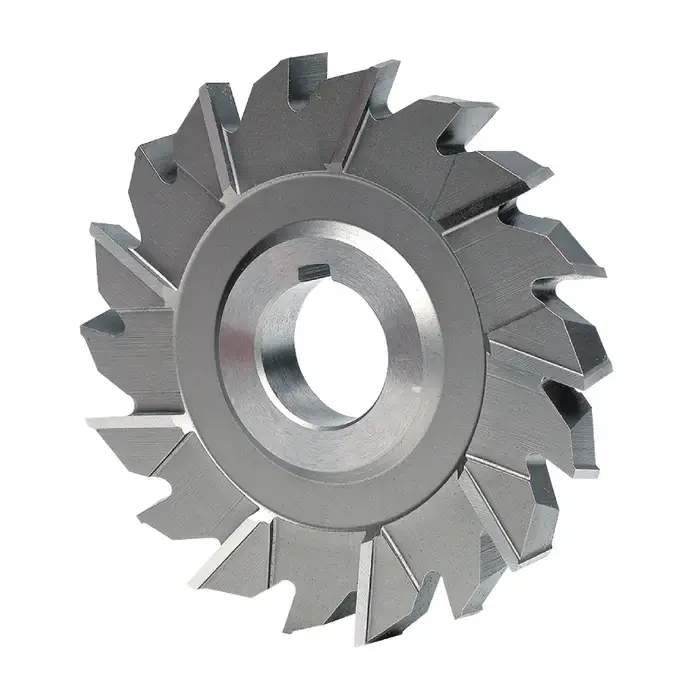 TTC PRODUCTION 10-100-180 6" Size, 5/8" Face Width, Mixed Teeth Cobalt Side Milling Cutter Clearance