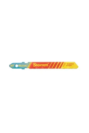 Bargain STARRETT BU230X 3" Long, Carbide Grit TPI, .040" Thick, Bi-Metal Jig Saw Blade