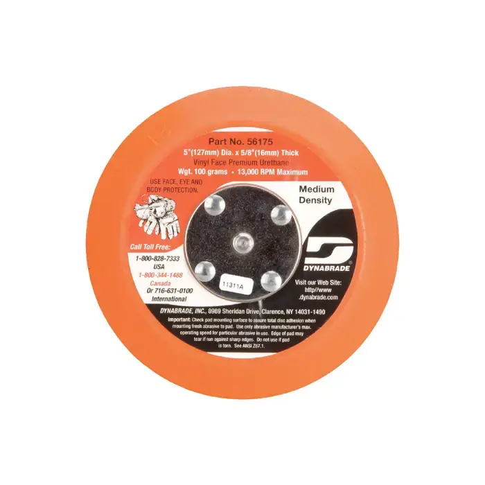 Limited Time DYNABRADE 56175 Random Orbital Sanding Pad For Use With Dynorbital® Supreme Random Orbital Sanders