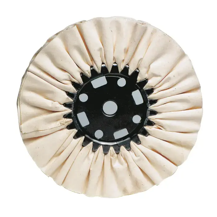 Professional Grade DICO 12" Diameter Cotton Polishing Wheel - Soft Density