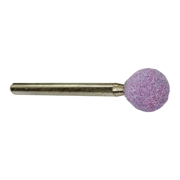 Weekend Sale GRIER ABRASIVES SP529-PB-38095 B Point Shape 1/8" Shank Aluminum Oxide Vitrified Mounted Stone Wheel - B Point Shape