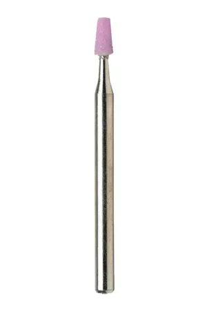 Affordable TTC 53-501-095 B Point Shape 1/8" Shank Aluminum Oxide Vitrified Mounted Stone Wheel - B Point Shape