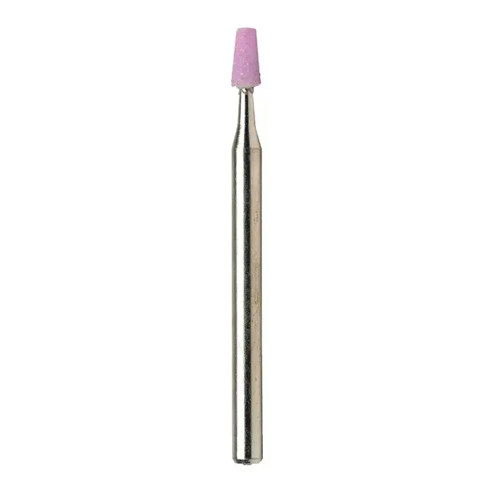 Affordable TTC 53-501-095 B Point Shape 1/8" Shank Aluminum Oxide Vitrified Mounted Stone Wheel - B Point Shape