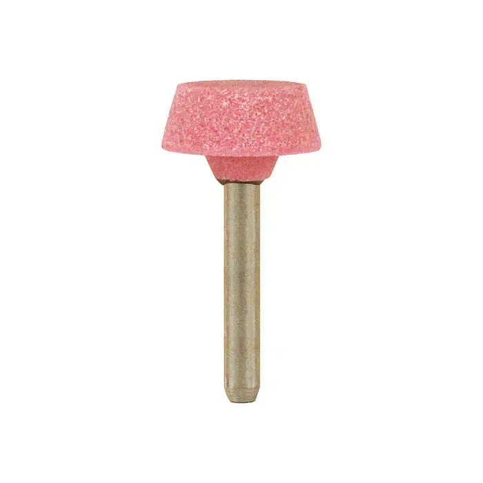 TTC 53-500-035 A Point Shape 1/4" Shank Aluminum Oxide Vitrified Mounted Stone Wheel - A Point Shape Trusted Brand